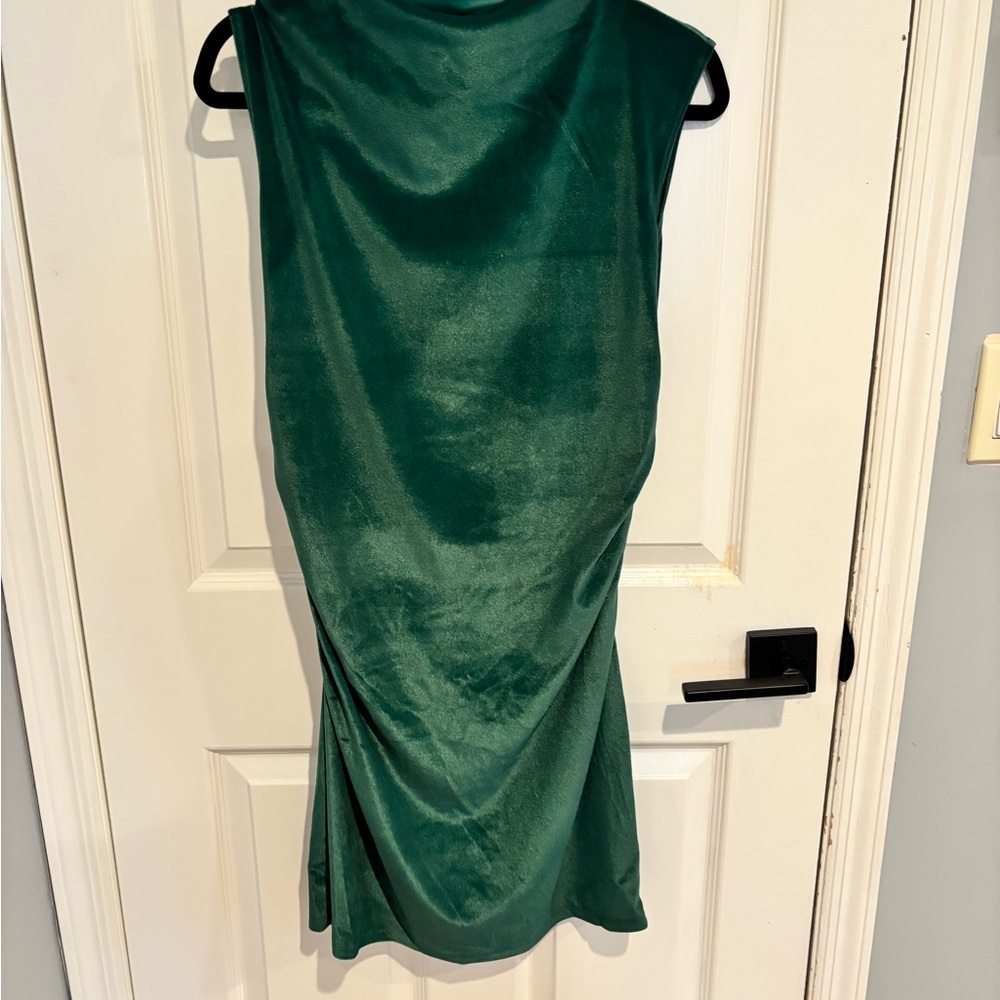 a new day Emerald Green Sleeveless Midi Dress